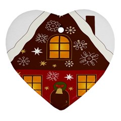 Christmas House Clipart Ornament (heart) by Sapixe