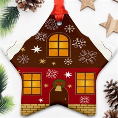 Christmas House Clipart Ornament (star) by Sapixe