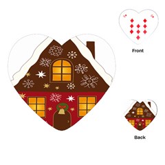 Christmas House Clipart Playing Cards (heart)  by Sapixe