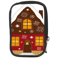 Christmas House Clipart Compact Camera Cases by Sapixe