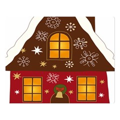 Christmas House Clipart Double Sided Flano Blanket (large)  by Sapixe