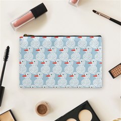 Christmas Wrapping Papers Cosmetic Bag (medium)  by Sapixe