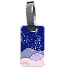 Christmas Tree Luggage Tags (two Sides)