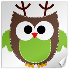 Clip Art Animals Owl Canvas 12  X 12   by Sapixe