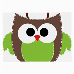 Clip Art Animals Owl Large Glasses Cloth (2-side) by Sapixe