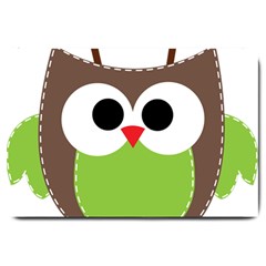 Clip Art Animals Owl Large Doormat  by Sapixe