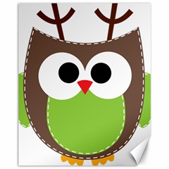 Clip Art Animals Owl Canvas 11  X 14   by Sapixe