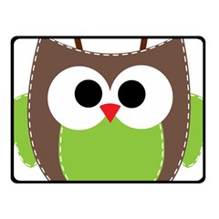 Clip Art Animals Owl Fleece Blanket (small) by Sapixe