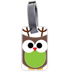 Clip Art Animals Owl Luggage Tags (two Sides)