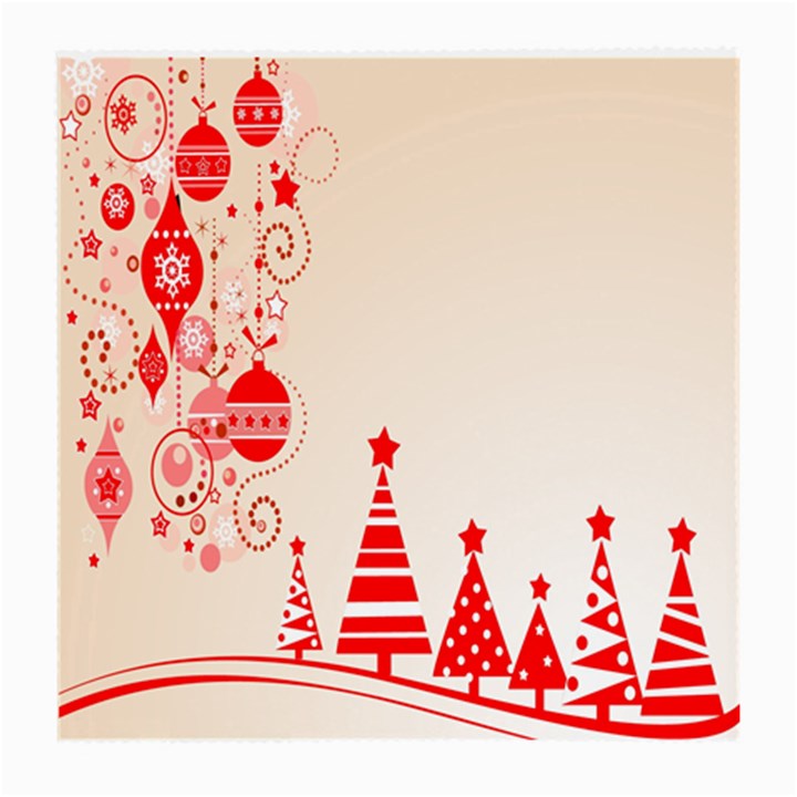 Christmas Clipart Wallpaper Medium Glasses Cloth (2-Side)