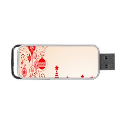 Christmas Clipart Wallpaper Portable Usb Flash (one Side) by Sapixe