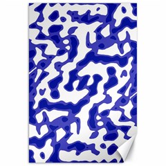 Bright Abstract Camo Pattern Canvas 20  X 30   by dflcprints