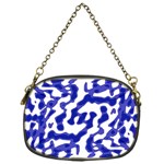 Bright Abstract Camo Pattern Chain Purses (One Side)  Front