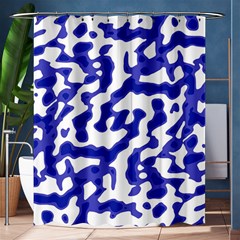 Bright Abstract Camo Pattern Shower Curtain 60  X 72  (medium)  by dflcprints