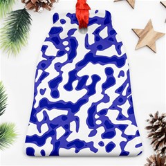 Bright Abstract Camo Pattern Ornament (bell)