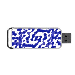 Bright Abstract Camo Pattern Portable Usb Flash (one Side) by dflcprints