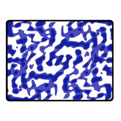 Bright Abstract Camo Pattern Double Sided Fleece Blanket (small)  by dflcprints