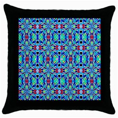 ARTWORK BY PATRICK-COLORFUL-26 Throw Pillow Case (Black)