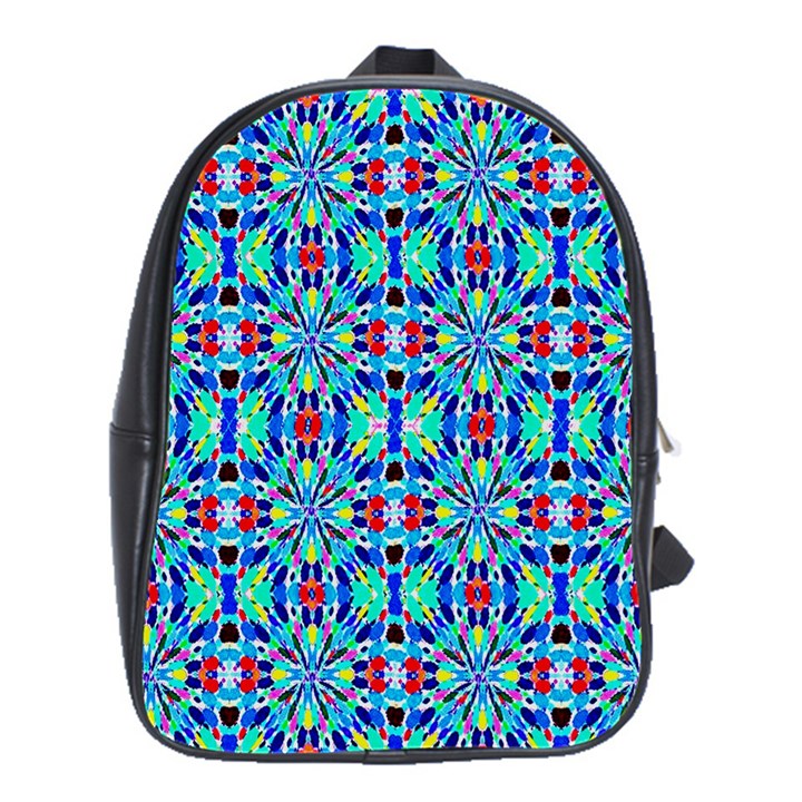 ARTWORK BY PATRICK-COLORFUL-26 School Bag (Large)