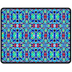 ARTWORK BY PATRICK-COLORFUL-26 Double Sided Fleece Blanket (Medium) 