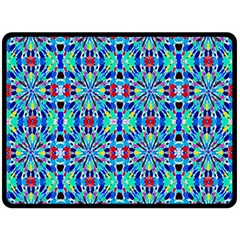 ARTWORK BY PATRICK-COLORFUL-26 Double Sided Fleece Blanket (Large) 