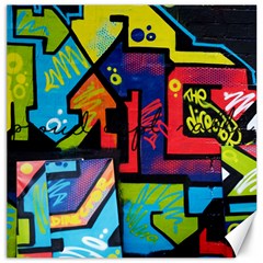 Urban Graffiti Movie Theme Productor Colorful Abstract Arrows Canvas 12  X 12   by genx