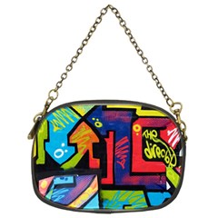 Urban Graffiti Movie Theme Productor Colorful Abstract Arrows Chain Purses (two Sides)  by genx