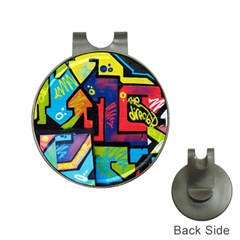 Urban Graffiti Movie Theme Productor Colorful Abstract Arrows Hat Clips With Golf Markers by genx