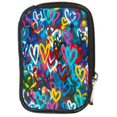 Graffiti Hearts Street Art Spray Paint Rad Compact Camera Cases by genx