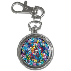 Graffiti Hearts Street Art Spray Paint Rad Key Chain Watches by genx