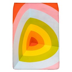 Graffiti Orange Lime Power Blue And Pink Spherical Abstract Retro Pop Art Design Flap Covers (l)  by genx