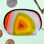 Graffiti Orange Lime Power Blue and pink spherical abstract retro pop art design Accessory Pouches (Medium)  Front