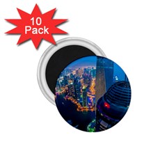 City Dubai Photograph From The Top Of Skyscrapers United Arab Emirates 1 75  Magnets (10 Pack)  by Sapixe