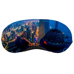 City Dubai Photograph From The Top Of Skyscrapers United Arab Emirates Sleeping Masks by Sapixe