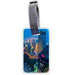 City Dubai Photograph From The Top Of Skyscrapers United Arab Emirates Luggage Tags (One Side)  Front