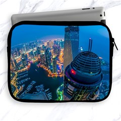 City Dubai Photograph From The Top Of Skyscrapers United Arab Emirates Apple Ipad 2/3/4 Zipper Cases by Sapixe