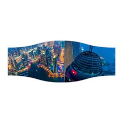 City Dubai Photograph From The Top Of Skyscrapers United Arab Emirates Stretchable Headband