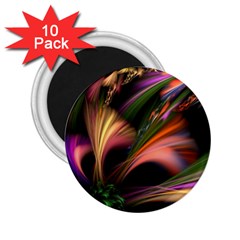 Color Burst Abstract 2 25  Magnets (10 Pack)  by Sapixe