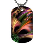 Color Burst Abstract Dog Tag (One Side) Front