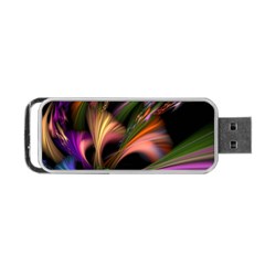 Color Burst Abstract Portable Usb Flash (two Sides) by Sapixe