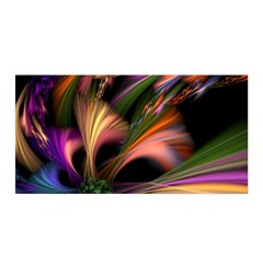 Color Burst Abstract Satin Wrap by Sapixe