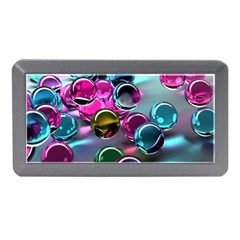 Colorful Balls Of Glass 3d Memory Card Reader (mini) by Sapixe