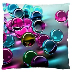 Colorful Balls Of Glass 3d Standard Flano Cushion Case (one Side) by Sapixe