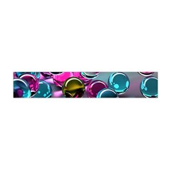 Colorful Balls Of Glass 3d Flano Scarf (mini) by Sapixe