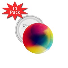 Colorful Glowing 1.75  Buttons (10 pack)