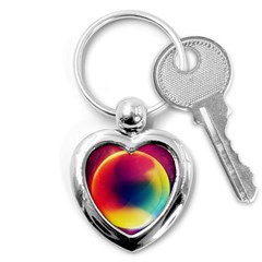 Colorful Glowing Key Chains (Heart) 