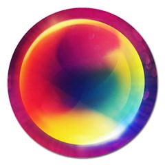 Colorful Glowing Magnet 5  (Round)