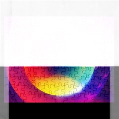 Colorful Glowing Rectangular Jigsaw Puzzl