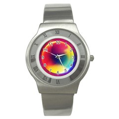 Colorful Glowing Stainless Steel Watch by Sapixe