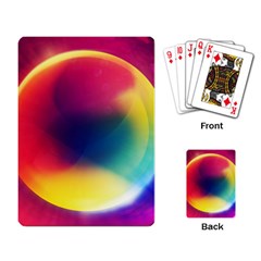 Colorful Glowing Playing Card